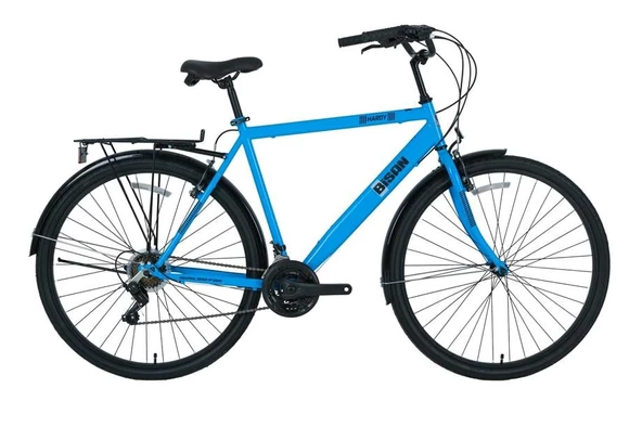 BİSAN HARDY-S ERKEK ŞEHİR BİSİKLETİ 48CM V 26 JANT 21 VİTES MAVİ SİYAH ürün görseli