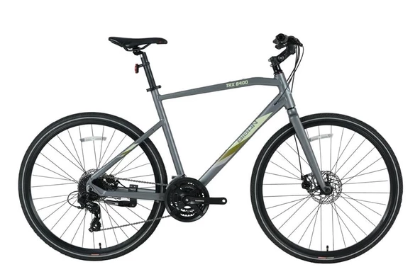 BİSAN TRX 8400 ALTUS ERKEK ŞEHİR BİSİKLETİ 58CM HD 28 JANT 27 VİTES GRİ YEŞİL SARI