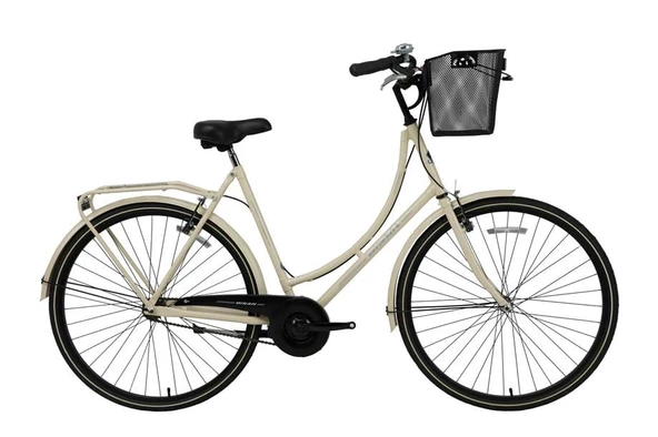 BİSAN PARADISE KADIN ŞEHİR BİSİKLETİ 54CM V 28 JANT KREM GRİ