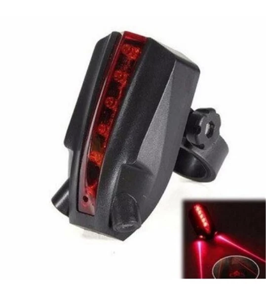 TAIL LIGHT ARKA IŞIK 2 LAZER 5 LED SİYAH