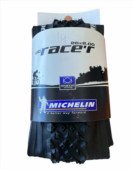 MICHELIN WILDRACER ADVANCED 26X2.00 DAĞ DIŞ LASTİK KATLANIR SİYAH