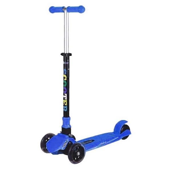 BABYHOPE JY-H01 POWER SCOOTER IŞIKLI 3 TEKER MAVİ