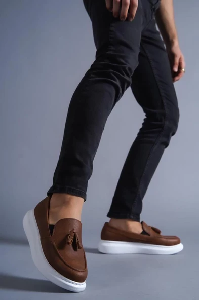 Günlük Spor Klasik Ayakkabı 818 Taba - Resim 4