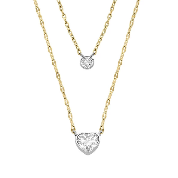 Fossıl JF04357-998 Kalpli Kadın Kolye - Resim 4