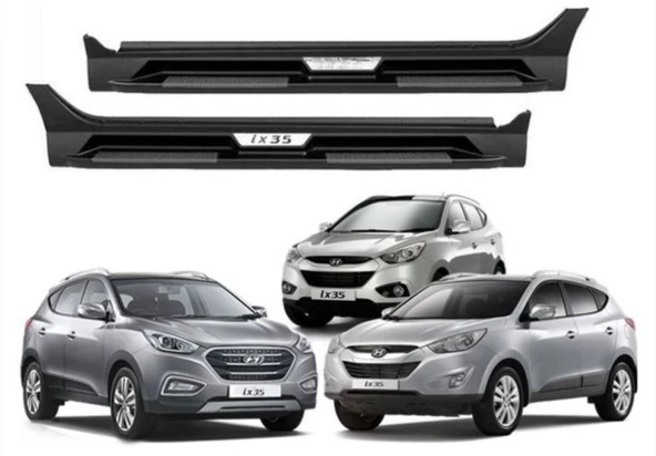 Hyundai ix35 Yan Basamak Koruma Oem Siyah 2010+ - 3