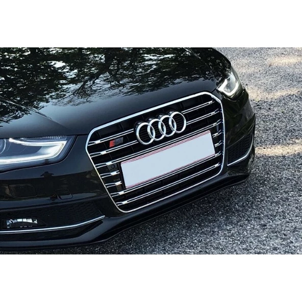 Audi A4 B8 Makyajlı S4 Ön Panjur Piano Black 2012-2015 Arası Uyumlu - 3