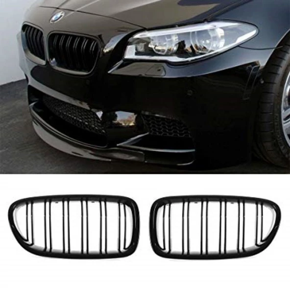 Bmw 5 serisi F10-F11-F18 ön panjur böbrek 2010-2016 Arası Uyumlu - 4