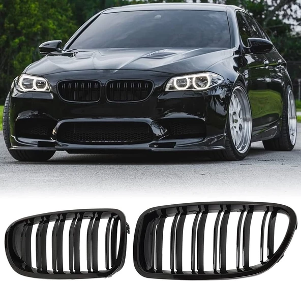 Bmw 5 serisi F10-F11-F18 ön panjur böbrek 2010-2016 Arası Uyumlu - 3