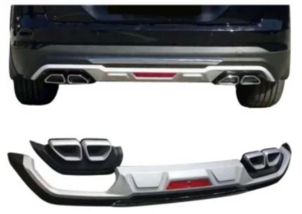 Hyundai Tucson Arka Tampon Koruması  2018-2021 Arası Uyumlu - Resim 4