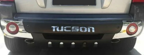 Hyundai Tucson Arka Tampon Koruması 2004-2012 Arası Uyumlu - 2