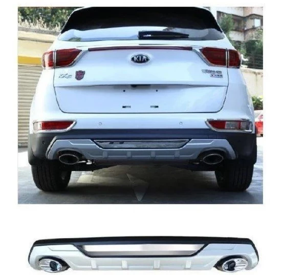 Kia Sportage Arka Tampon Koruması  2016-2018 Arası Uyumlu - 4