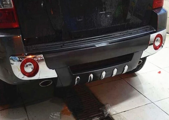 Hyundai Tucson Arka Tampon Koruması 2004-2012 Arası Uyumlu - 3
