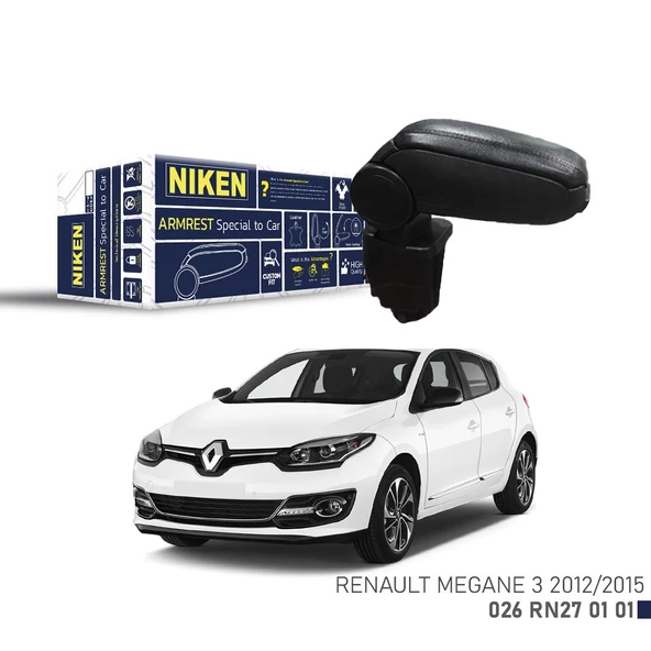 Niken Renault Megane III 2012-2015 Arası Araca Özel Kol Dayama ürün görseli