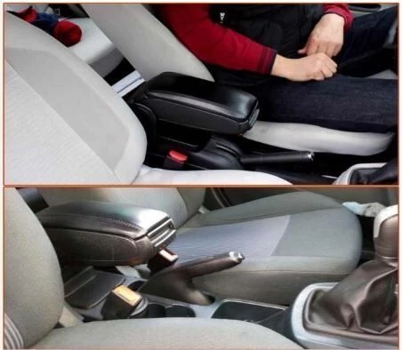 Niken VW Golf V -Jetta 2007+ Sonrası Araca Özel Kol Dayama Siyah - Resim 2