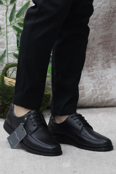 Pierre Cardin 14601 Siyah Comfy Orijinal Ürün Hakiki Deri Erkek Ayakkabı - 2