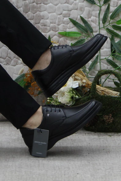 Pierre Cardin 14601 Siyah Comfy Orijinal Ürün Hakiki Deri Erkek Ayakkabı - 5