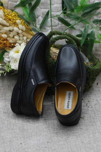 Pierre Cardin 810669 Siyah Comfy Orijinal Ürün Hakiki Deri Erkek Ayakkabı - 6