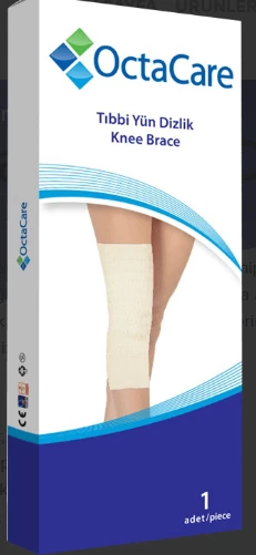 OctaCare Yün Dizlik L (40-44 cm) Beden