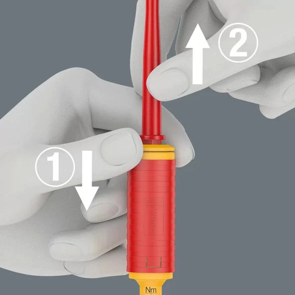 Wera 7440 VDE 0,3-1,2 Nm Tork Tornavidası 05074752001 - 9