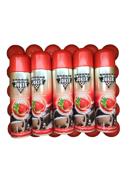 200ML JOKER ÇİLEK KOKULU ARABA İÇİ PARLATICILI PARFÜM 1 KOLİ