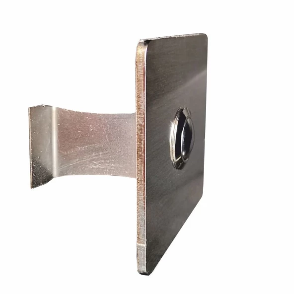 Algatec Paslanmaz 304 Kare Zil butonu 70x70mm - 2