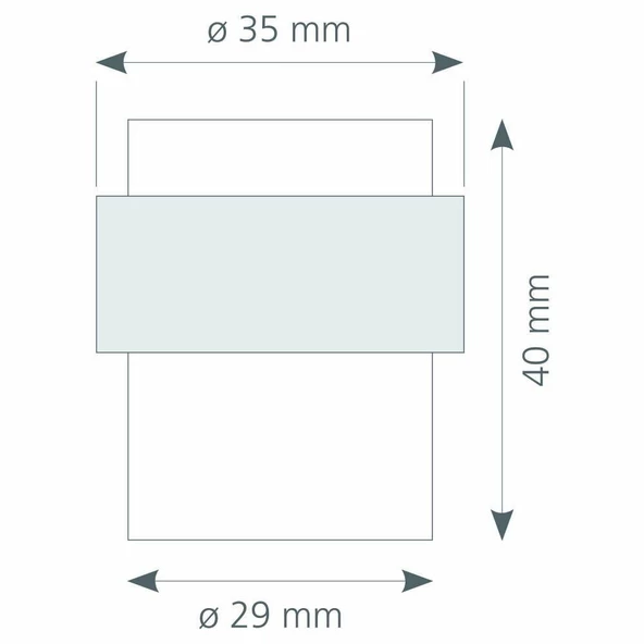 Canex Yer Kapı Stoper Tamponu Kauçuklu Yuvarlak (Paslanmaz) - 2