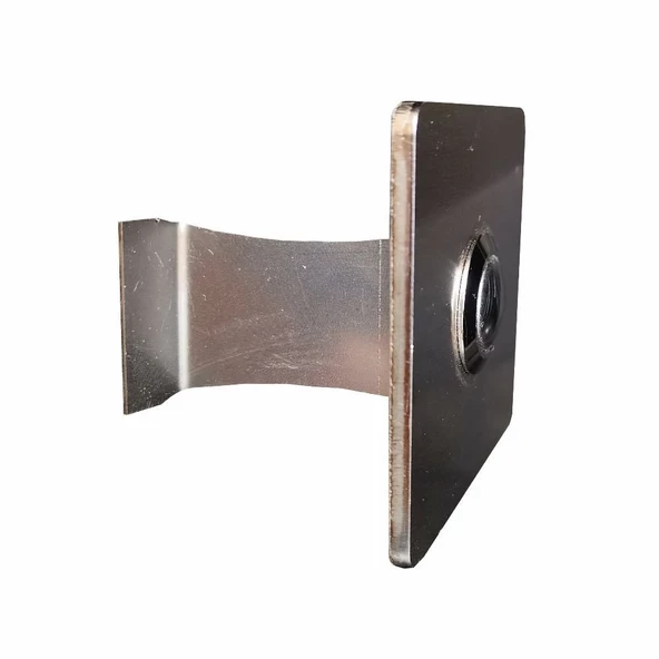Algatec Paslanmaz 304 Kare Zil butonu 60x60mm - 2