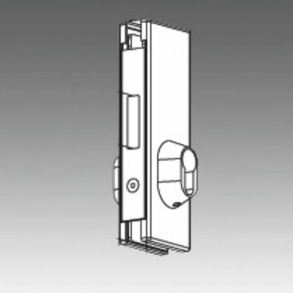 Geze UNIVERSAL US 50-RD Cam Kapı Orta Kilit