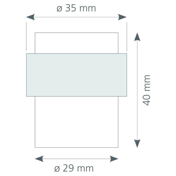 Canex Yer Kapı Stoper Tamponu Kauçuklu Yuvarlak (Zamak) - 2