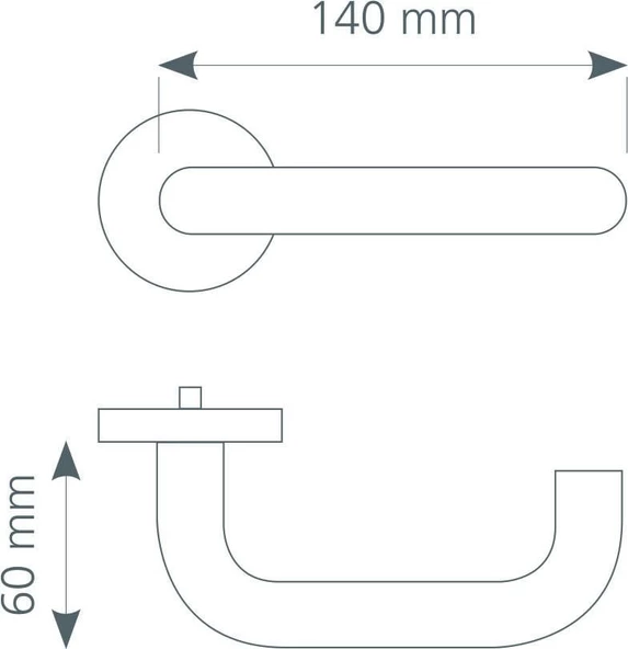 Algatec Paslanmaz Kapı Kolu Yay - 2