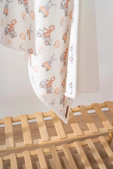 Fluffy Bebek Battaniyesi 70x100 Cm Ayıcık Desen - 4