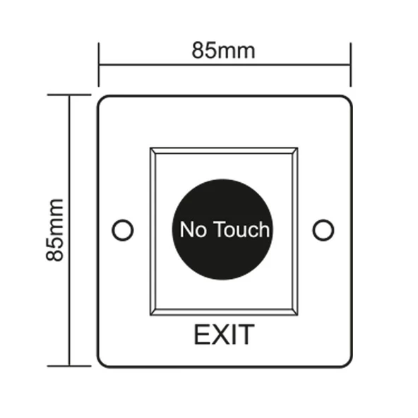 Lockway TB-01 Sıva Altı Temassız / Notouch Çıkış butonu - 3