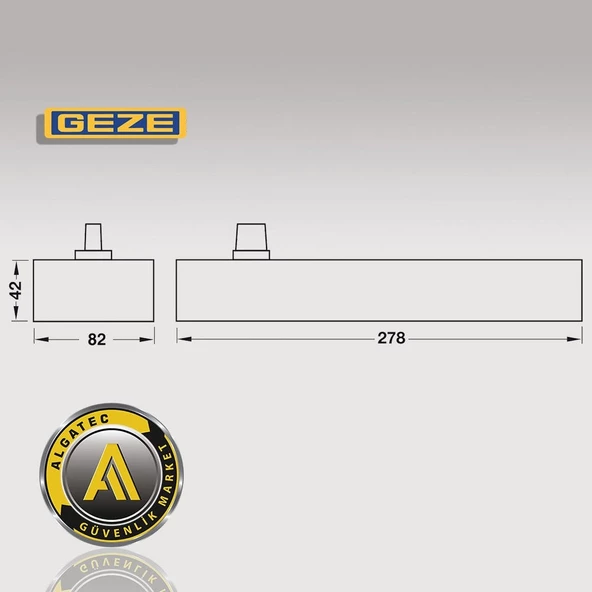 Geze TS 500 NV Zemine Gömme Kapı Kapatıcı Hidrolik - 2