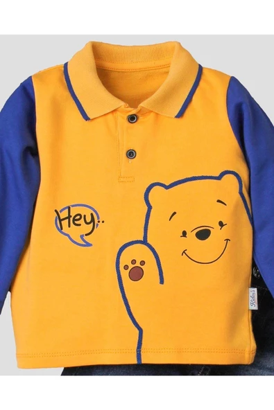 Erkek Bebek Kısa Kollu Gömlek Pantolon Ikili Takım %100 Pamuklu - 11