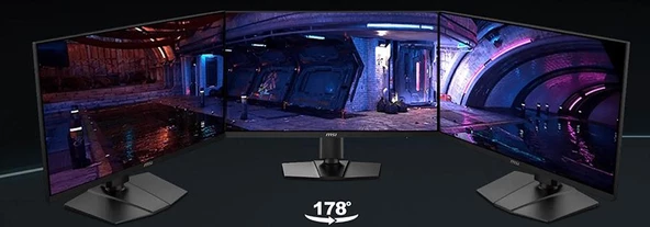 Msı 27" G272qpf E2 2560X1440 (Wqhd) 16:9 Flat Rapıd Ips 180Hz 1Ms Adaptıve-Sync Pıvot Gamıng Monıtor - 9