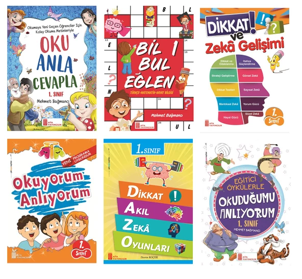 Ata 1.Sınıf Eğitim Seti (6 Kitap) - 1