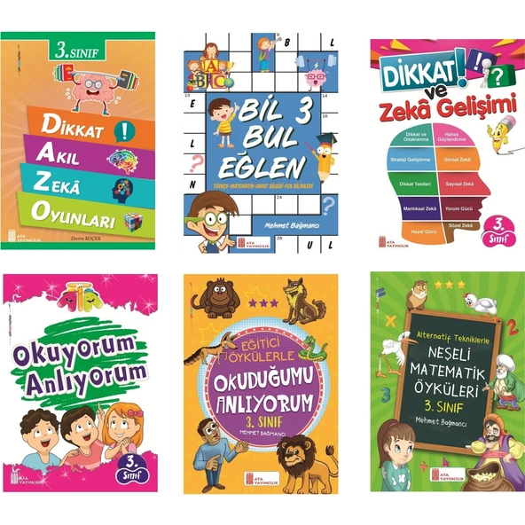Ata 3.Sınıf Eğitim Seti (6 Kitap) ürün görseli 1