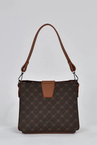 348  23 x 10 x 20 - Omuz Askılı Kadın El Çanta-03156 - Resim 8