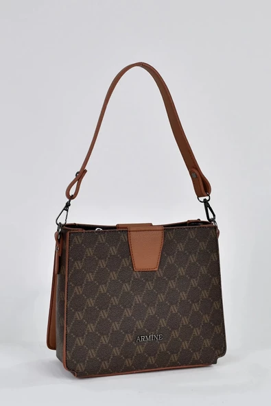 348  23 x 10 x 20 - Omuz Askılı Kadın El Çanta-03156 - Resim 9