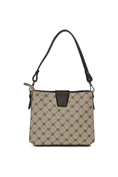 348  23 x 10 x 20 - Omuz Askılı Kadın El Çanta-03156 - Resim 6