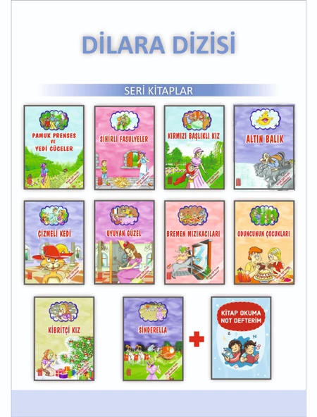 Ata 1.Sınıflar İçin Dilara Öykü Dizisi + Kitap Okuma Not Defteri - 1