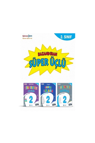 2. SINIF - SÜPER ÜÇLÜ - Kazandıran Kitaplar