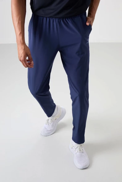 Tommy Life İndigo Polyester İnce Yumuşak Comfort Fit Erkek Eşofman Alt - 82119 - 2