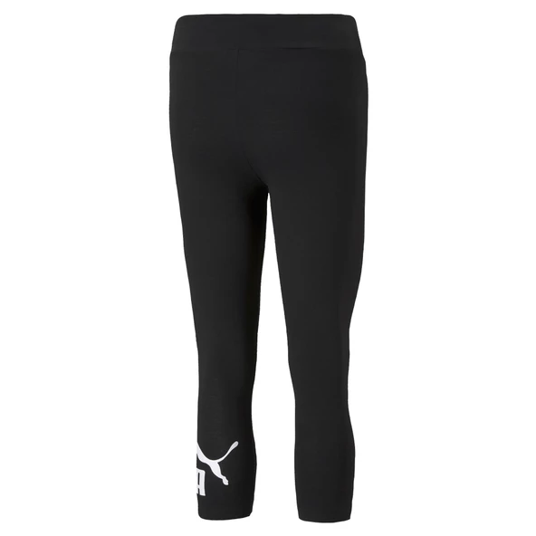 Puma 586828-01 Ess 3/4 Logo Leggings Kısa Günlük Kadın Tayt - 2
