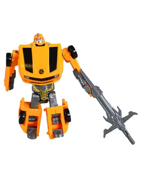 Ctoy Robota Dönüşebilen Araba Turuncu Seri 2 - 2
