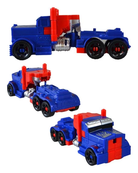 Ctoy Robota Dönüşebilen Araba Mavi Seri 3 - 3