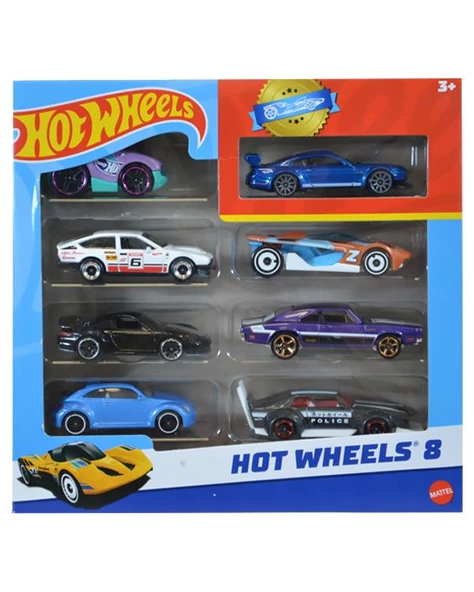 Hot Wheels Sekizli Araba Seti HPV78