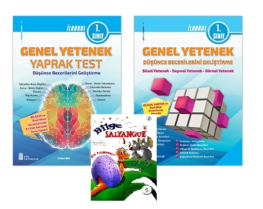 Ata 1.Sınıf Genel Yetenek Yaprak Test+Genel Yetenek Düşünce Becerilerini Geliştirme ürün görseli 1
