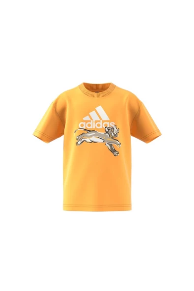 adidas Unisex Çocuk  LK DY LK T T-shirt IY7699 - Resim 7