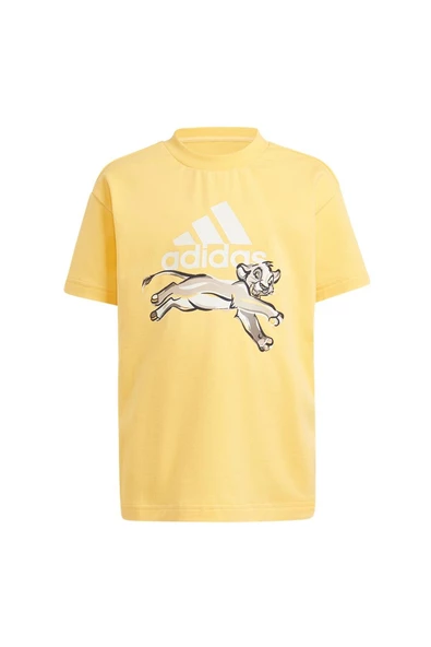 adidas Unisex Çocuk  LK DY LK T T-shirt IY7699 - Resim 2